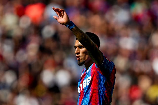Daniel Munoz of Crystal Palace in action during the Premier League match Tottenham Hotspur vs Crystal Palace at Tottenham Hotspur Stadium, London, United Kingdom, 11th May 2025

(Photo by Izzy Poles/News Images)