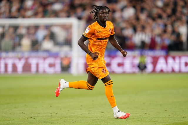 Mateus Mane of Wolverhampton Wanderers during the Sky Bet Championship match West Ham United vs Wolverhampton Wanderers at London Stadium, London, United Kingdom on 01 September 2026

(Photo by Harvey Murphy/News Images)