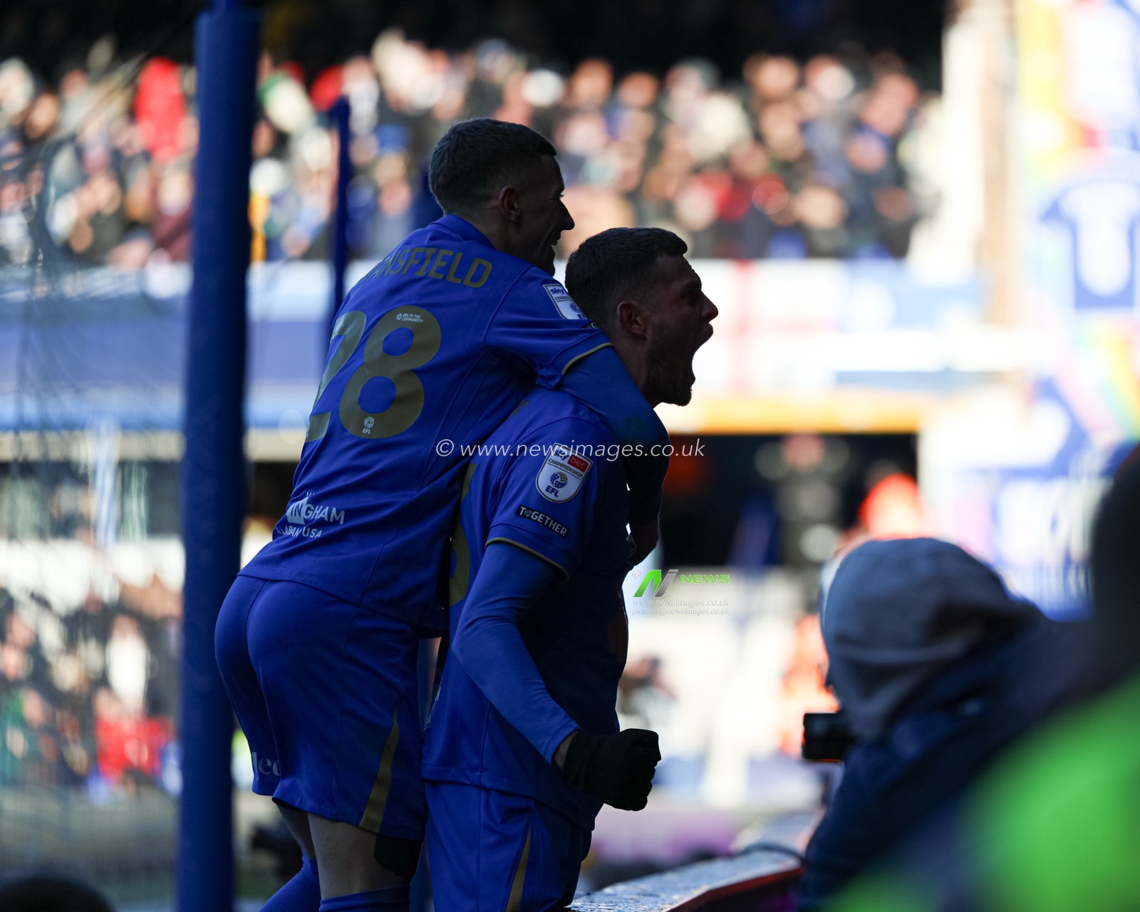 Marvin Ducksch of Birmingham City scores to make it 3-2 during the Sky Bet Championship match Birmingham City vs Coventry City at St. Andrew's @ Knighthead Park, Birmingham, United Kingdom, 4th January 2026

(Photo by Euan Manning/News Images)

*** GER AUT SUI OUT ***