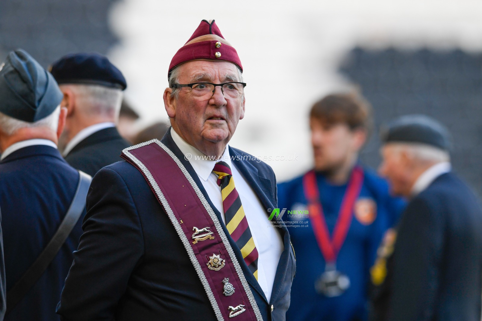 Members of the Royal British Legion in attendance at the game today as Hull City pay respects to the service men and women who have made the ultimate sacrifice as a result of conflict