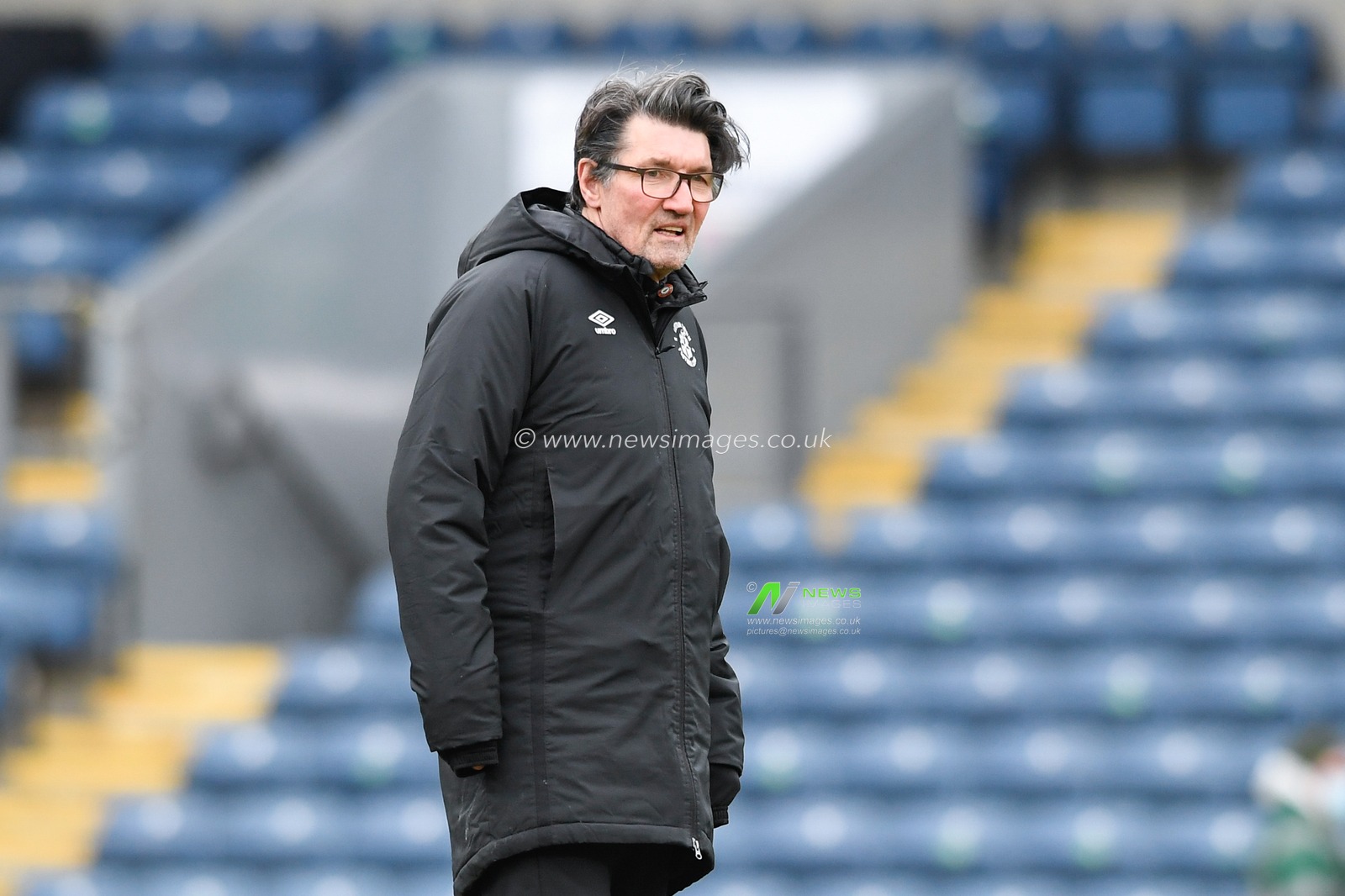 Mick Harford assistant manager of Luton Town