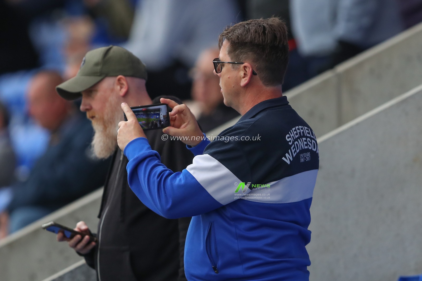 Sheffield Wednesday fans ahead of the Sky Bet League 1 match Shrewsbury Town vs Sheffield Wednesday at Greenhous Meadow, Shrewsbury, United Kingdom, 29th April 2023

(Photo by Gareth Evans/News Images)