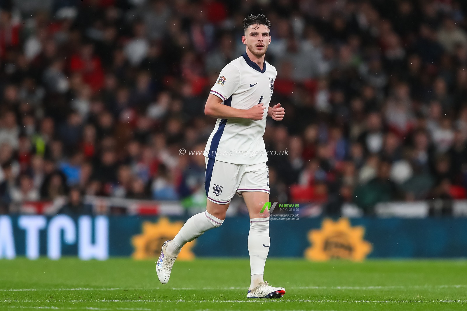 Declan Rice of England during the UEFA Nations League - League B - Group 2 England v Finland at Wembley Stadium, London, United Kingdom, 10th September 2024

(Photo by Gareth Evans/News Images)