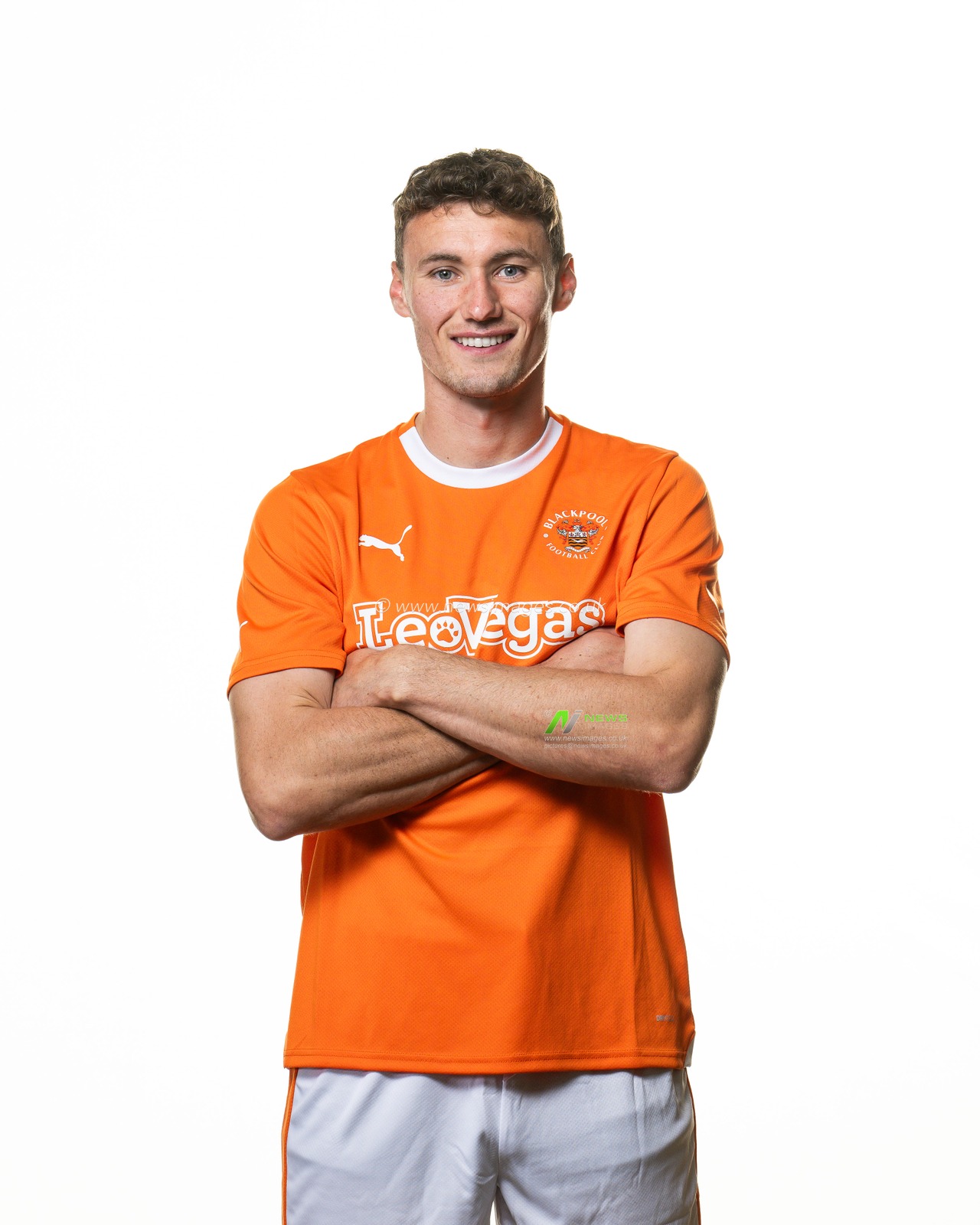 Blackpool Squad Headshots at Bloomfield Road, Blackpool, United Kingdom, 27th July 2023

(Photo by Craig Thomas/News Images)