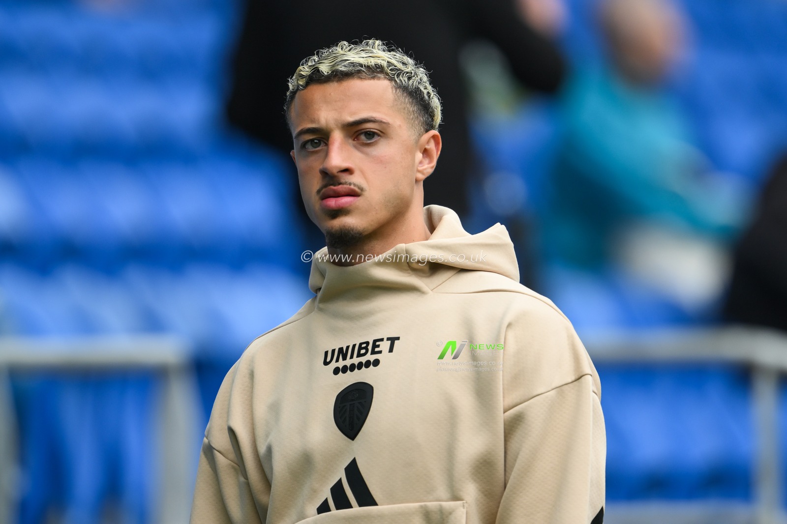 Ethan Ampadu of Leeds United arrives ahead of the Sky Bet Championship match Cardiff City vs Leeds United at Cardiff City Stadium, Cardiff, United Kingdom, 21st September 2024

(Photo by Craig Thomas/News Images)