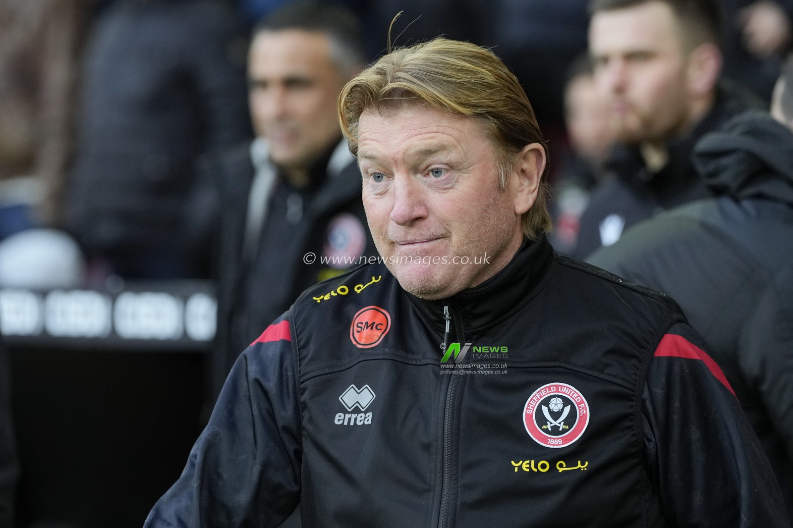 Stuart McCall coach of Sheffield United before the Sky Bet Championship match Sheffield United vs Stoke City at Bramall Lane, Sheffield, United Kingdom, 14th January 2023

(Photo by Steve Flynn/News Images)