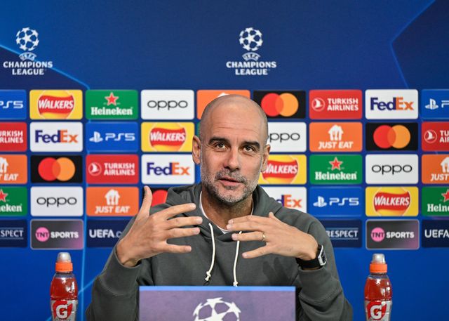 Manchester City Champions League press Conference