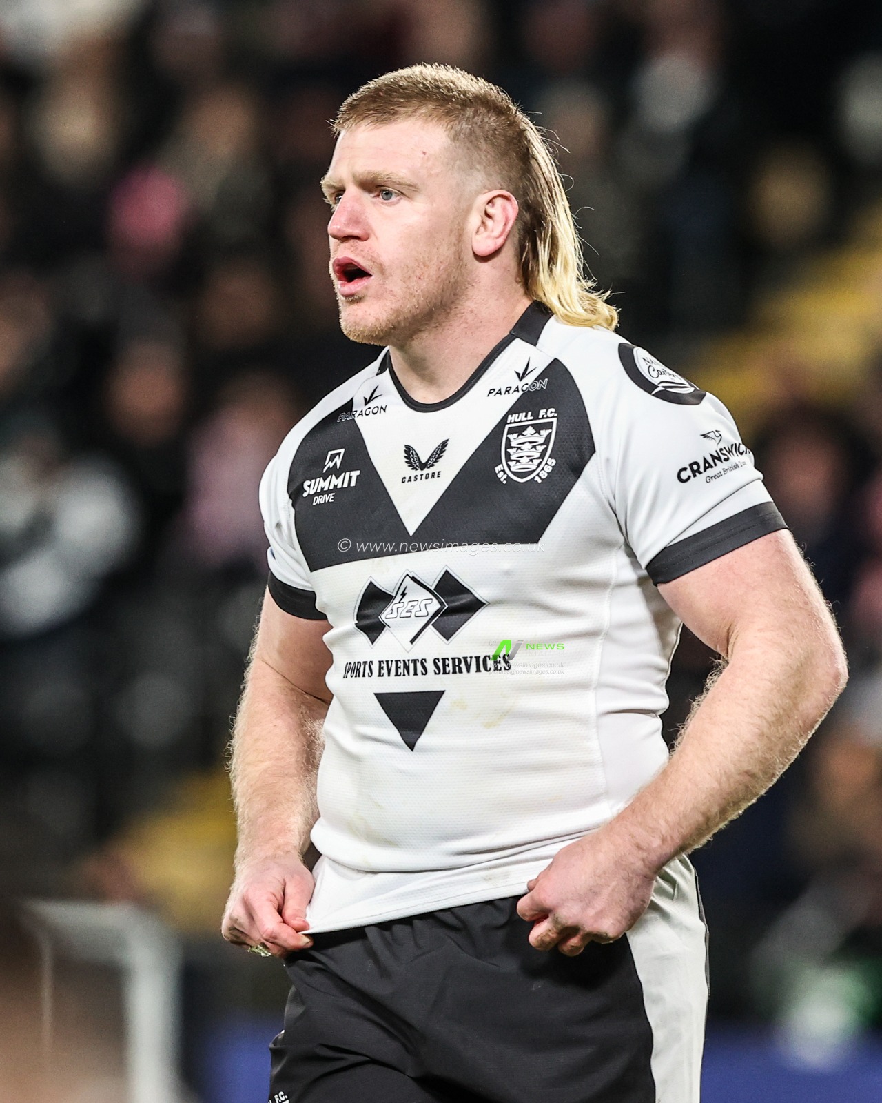 Brad Fash of Hull FC during the Betfred Super League round 1 match Hull FC vs Bradford Bulls at MKM Stadium, Hull, United Kingdom on 14 February 2026

(Photo by Alfie Cosgrove/News Images)