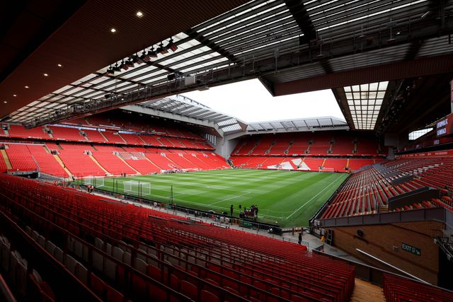 General view of Anfield ahead of the pre-season friendly match Liverpool vs Monaco at Anfield, Liverpool, United Kingdom on 09 August 2026

(Photo by Jorge Horsted/News Images)