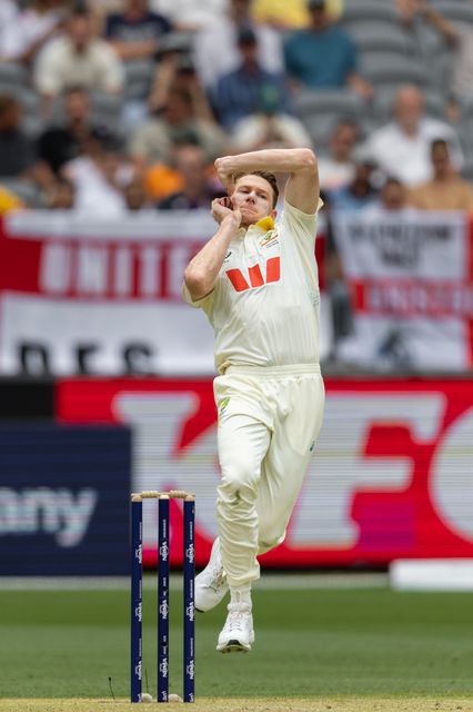 Brendan Doggett of Australia runs in to bowl during the NRMA Insurance Ashes First Test Day 2 Australia vs England at Optus Stadium, Perth, Australia, 22nd November 2025

(Photo by Santanu Banik/News Images)

*** GER AUT SUI OUT ***