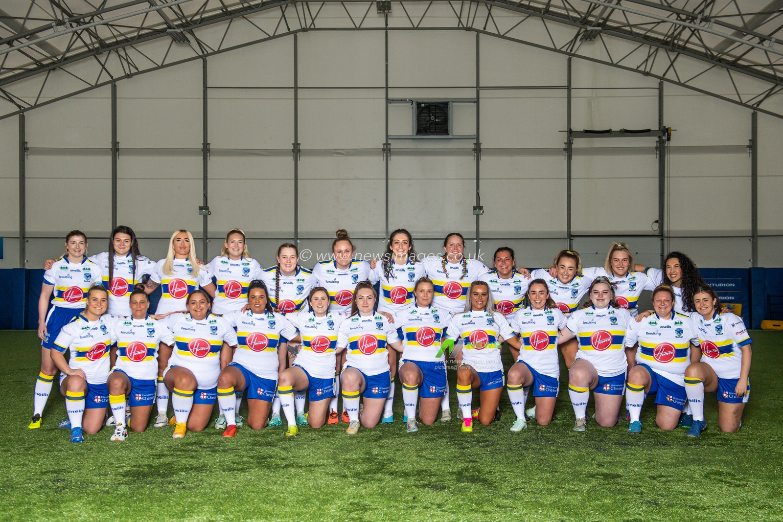 Warrington Wolves women's headshot at Training facility, University of Chesterâ€™s Warrington campus, 31st March 2023

(Photo by Craig Thomas/News Images)