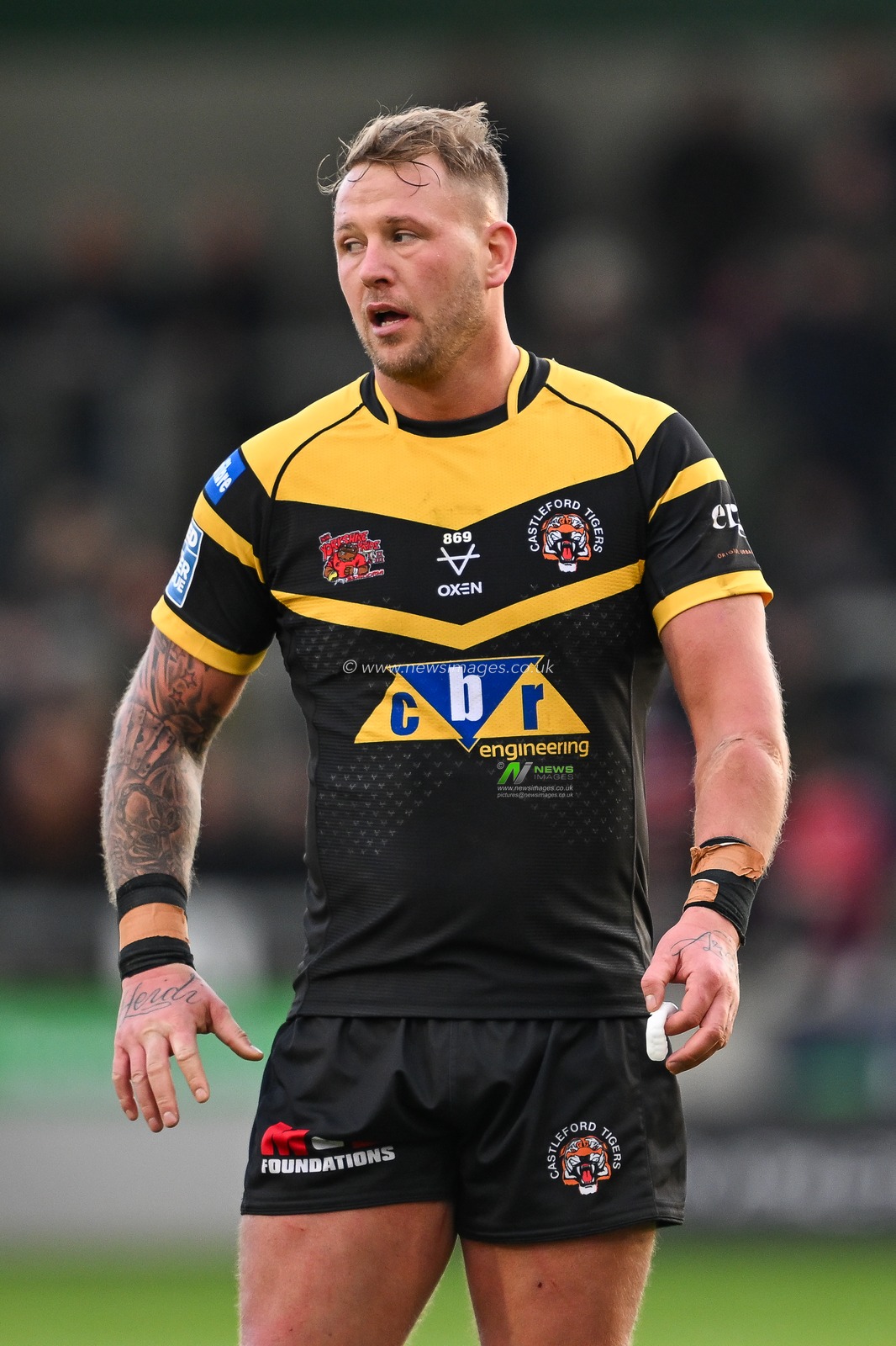Joe Westerman of Castleford Tigers during the Betfred Super League match Salford Red Devils vs Castleford Tigers at Salford Community Stadium, Eccles, United Kingdom, 25th February 2024

(Photo by Craig Thomas/News Images)