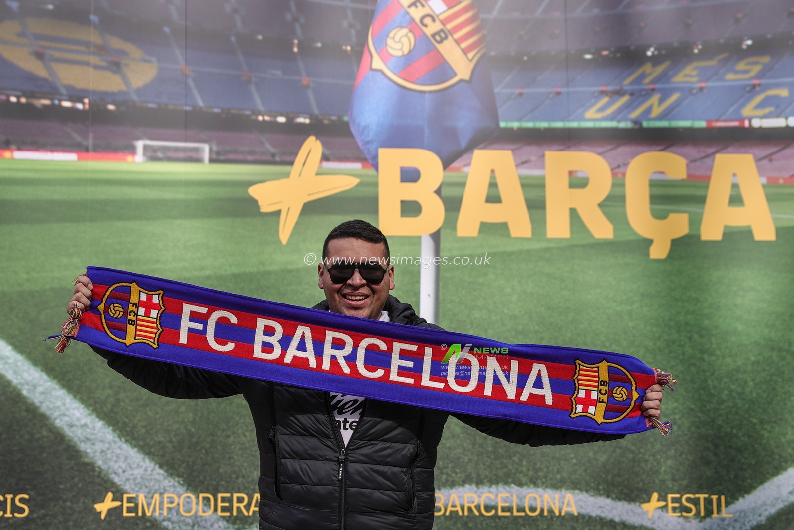 Barcelona fans arrive at Spotify Camp Nou during the UEFA Europa League Knockout Round Play-Offs Barcelona vs Manchester United at Spotify Camp Nou, Barcelona, Spain, 16th February 2023

(Photo by Mark Cosgrove/News Images)