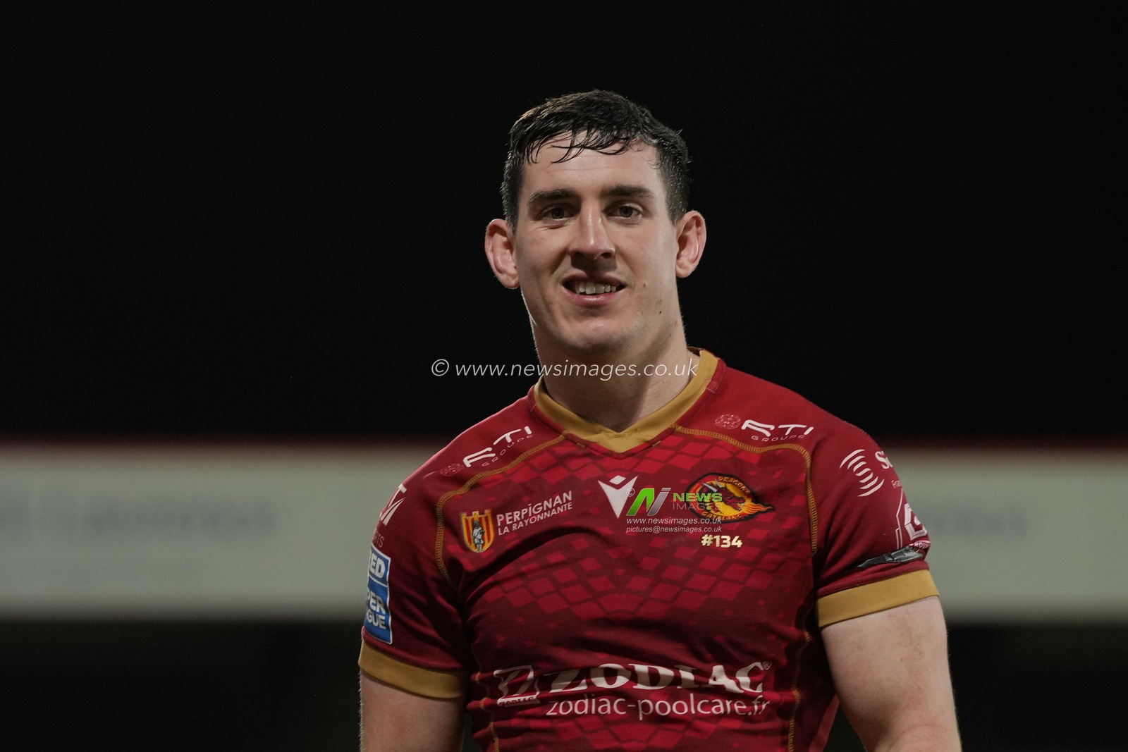 Matt Whitley #11 of Catalans Dragons after the Betfred Super League  Round 1 match Wakefield Trinity vs Catalans Dragons at The Be Well Support Stadium, Wakefield, United Kingdom, 17th February 2023

(Photo by Steve Flynn/News Images)