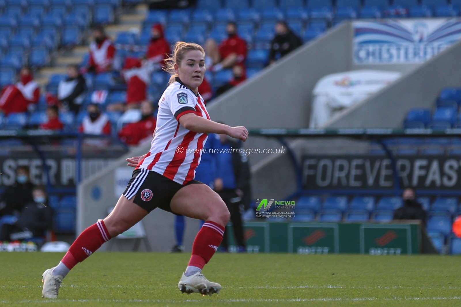 Katie Wilkinson #9 of Sheffield United during the game