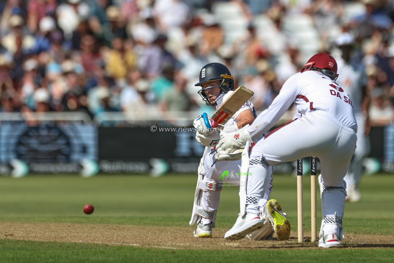 Ollie Pope of England sweeps the ball for four runs during the 2nd Rothesay Test Match match England vs West Indies at Trent Bridge, Nottingham, United Kingdom, 18th July 2024

(Photo by Mark Cosgrove/News Images)
