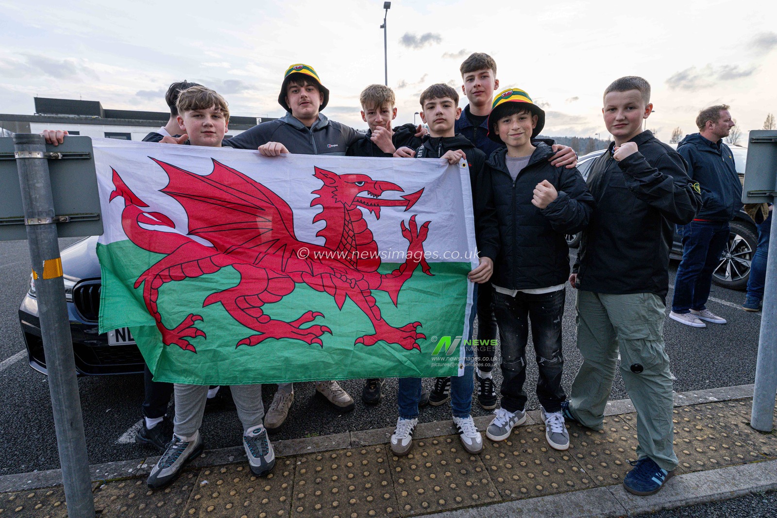 Welsh fans ahead of the FIFA World Cup Qualifiers Group J match Wales vs Kazakhstan at Cardiff City Stadium, Cardiff, United Kingdom, 22nd March 2025

(Photo by Andrew Lewis/News Images)