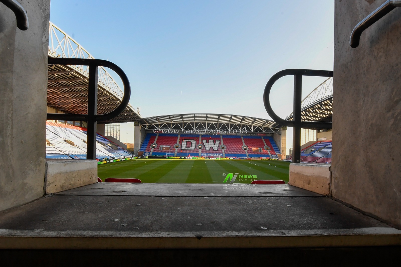 30th November 2019, DW Stadium, Wigan, England; Sky Bet Championship, Wigan Athletic v Reading : A general view of the DW Stadium, the home of Wigan Athletic

Credit: Simon Whitehead/News Images