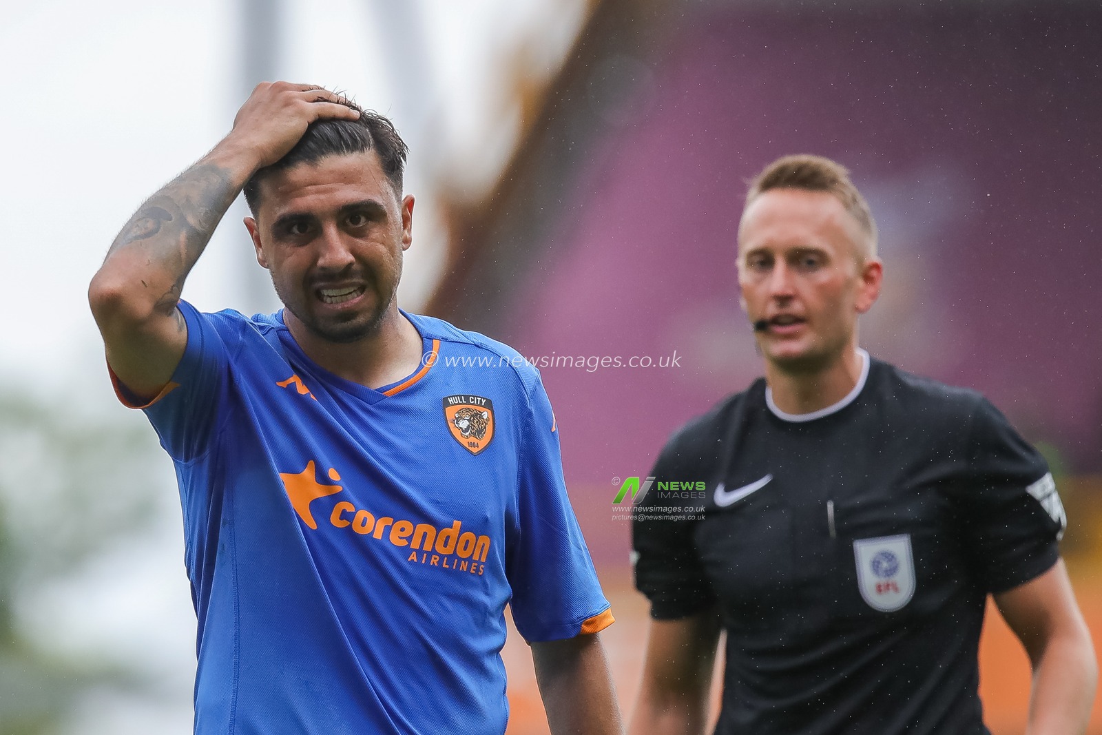 A dejected Ozan Tufan #7 of Hull City during the Pre-season friendly match Bradford City vs Hull City at University of Bradford Stadium, Bradford, United Kingdom, 22nd July 2023

(Photo by James Heaton/News Images)