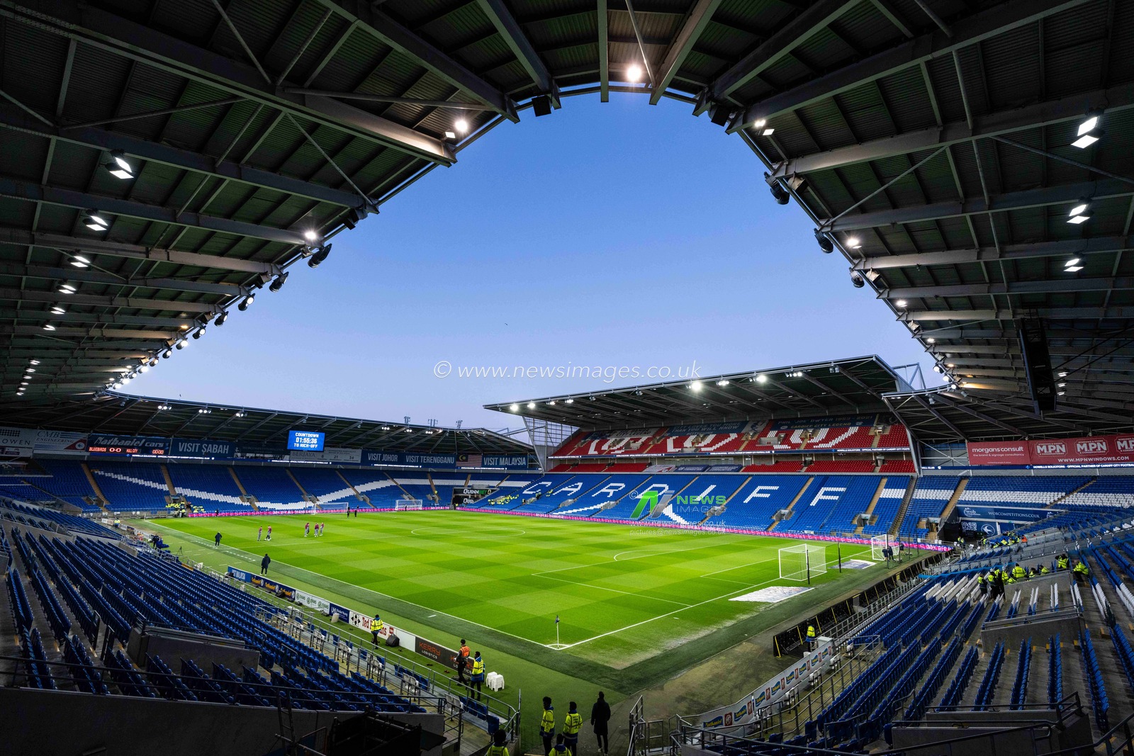 General view of the Cardiff City Stadium, ahead of the Sky Bet Championship match Cardiff City vs Hull City at Cardiff City Stadium, Cardiff, United Kingdom, 25th February 2025

(Photo by Andrew Lewis/News Images)