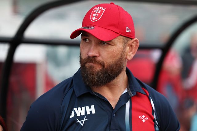 Jared Waerea-Hargreaves of Hull KR during the Betfred Super League Round 24 match Hull KR vs St Helens at Sewell Group Craven Park, Kingston upon Hull, United Kingdom, 29th August 2025

(Photo by Mark Cosgrove/News Images)