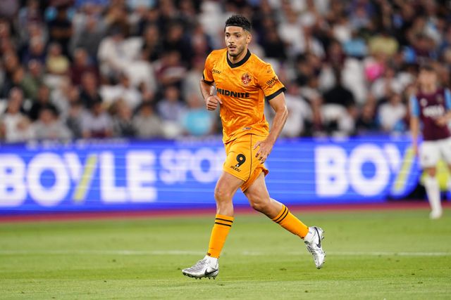 Raul Jimenez of Wolverhampton Wanderers during the Sky Bet Championship match West Ham United vs Wolverhampton Wanderers at London Stadium, London, United Kingdom on 01 September 2026

(Photo by Harvey Murphy/News Images)
