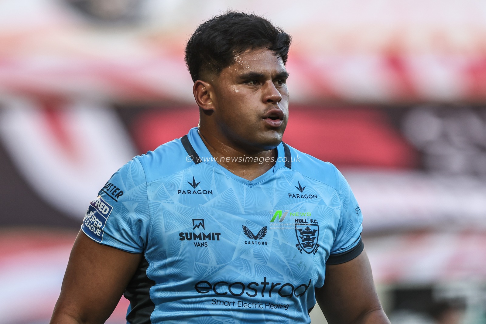 Herman Ese’ese of Hull FC during the Betfred Super League Round 12 match Leigh Leopards vs Hull FC at Leigh Sports Village, Leigh, United Kingdom, 22nd May 2025

(Photo by Alfie Cosgrove/News Images)