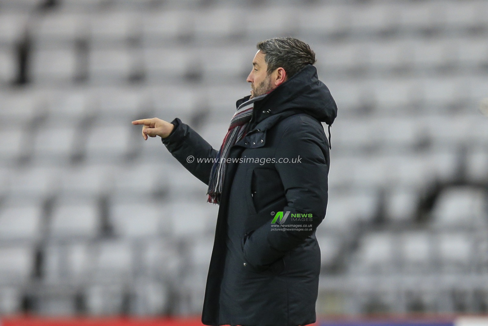 Lee Johnson, Manager of Sunderland during the game