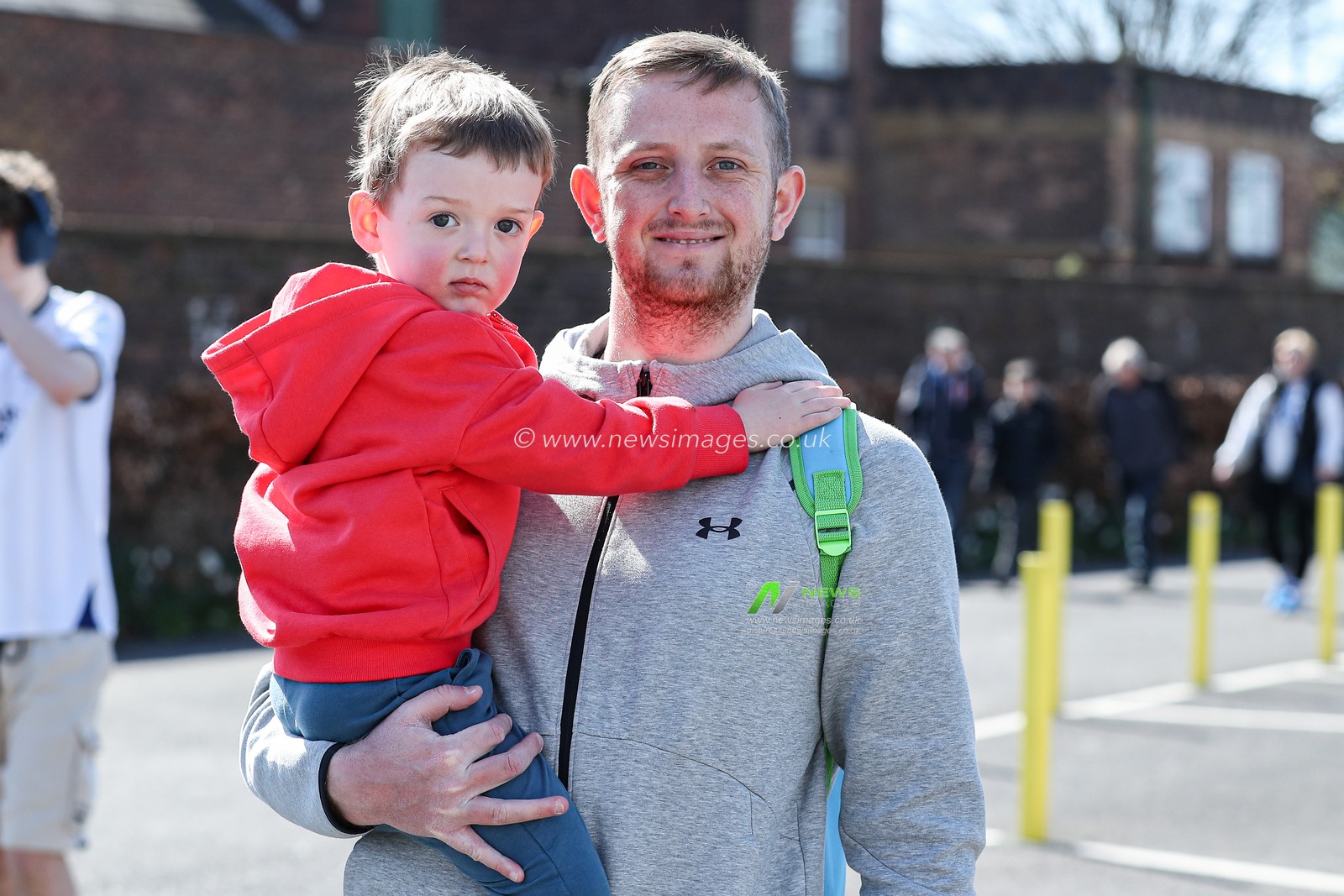 Preston North End fan arrives at stadium during the Sky Bet Championship match Preston North End vs Stoke City at Deepdale, Preston, United Kingdom, 5th April 2025

(Photo by Jorge Horsted/News Images)