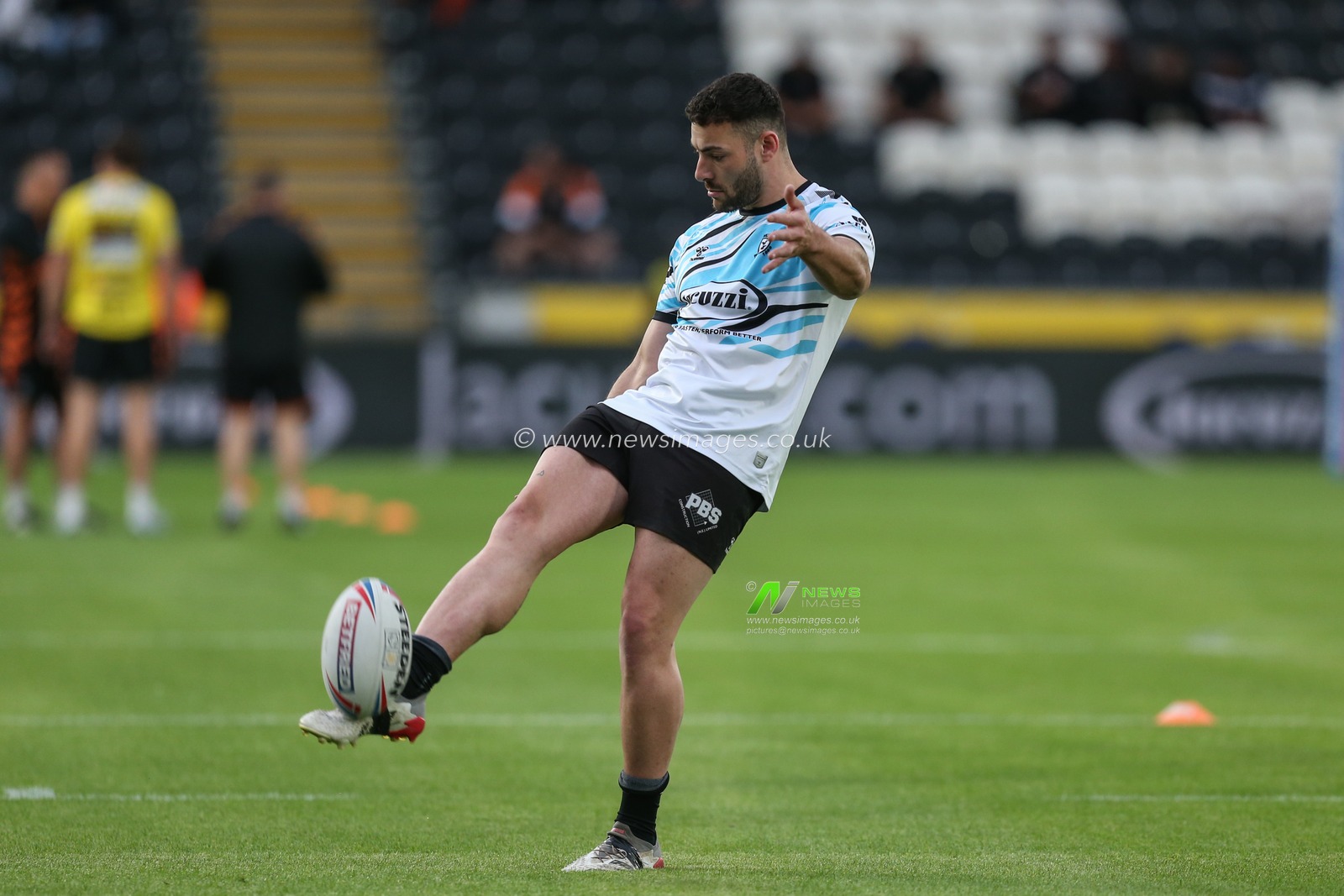 Jake Connor #1 of Hull FC during pre-game warm up