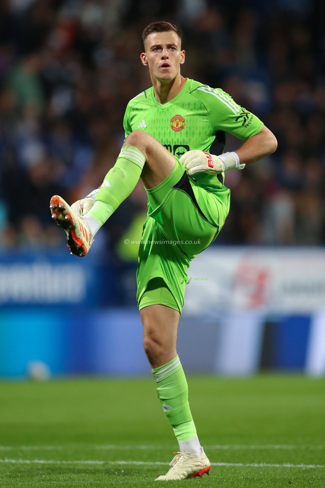 Radek VÃ­tek #40 of Manchester United during the EFL Trophy match Bolton Wanderers vs Manchester United U21 at Toughsheet Community Stadium, Bolton, United Kingdom, 26th September 2023

(Photo by Gareth Evans/News Images)