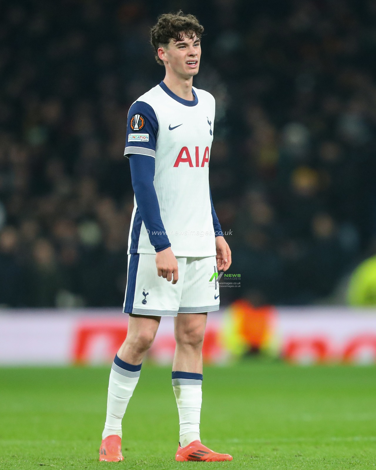 Archie Gray of Tottenham Hotspur during the UEFA Europa League - League Stage match Tottenham Hotspur vs A.S. Roma at Tottenham Hotspur Stadium, London, United Kingdom, 28th November 2024

(Photo by Gareth Evans/News Images)