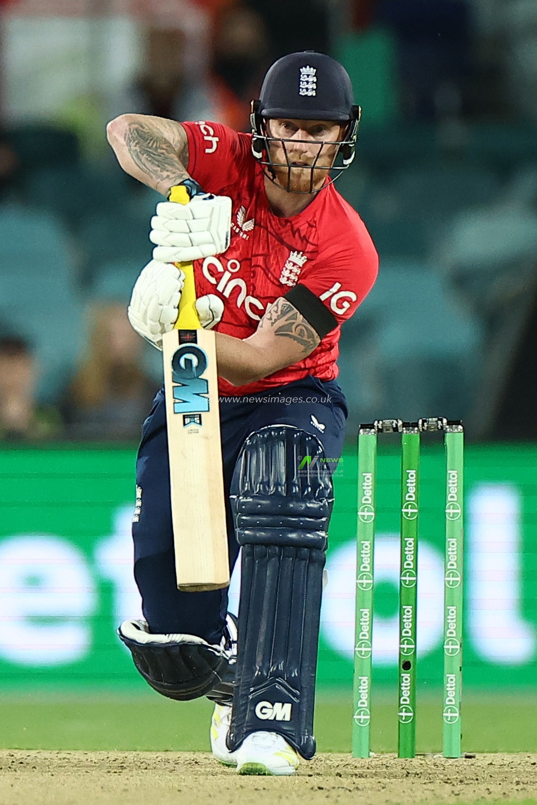 Ben Stokes of England is seen during the Dettol T20I Series 2 of 3 match Australia vs England at Manuka Oval, Canberra, Australia, 12th October 2022

(Photo by Patrick Hoelscher/News Images)