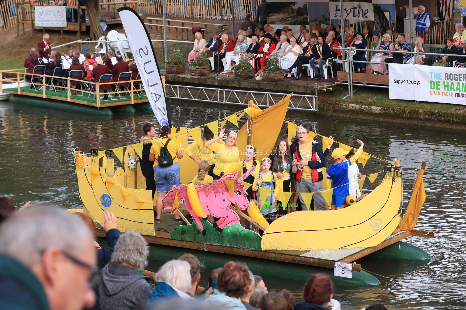 A Mininos themed float seen during the fete.