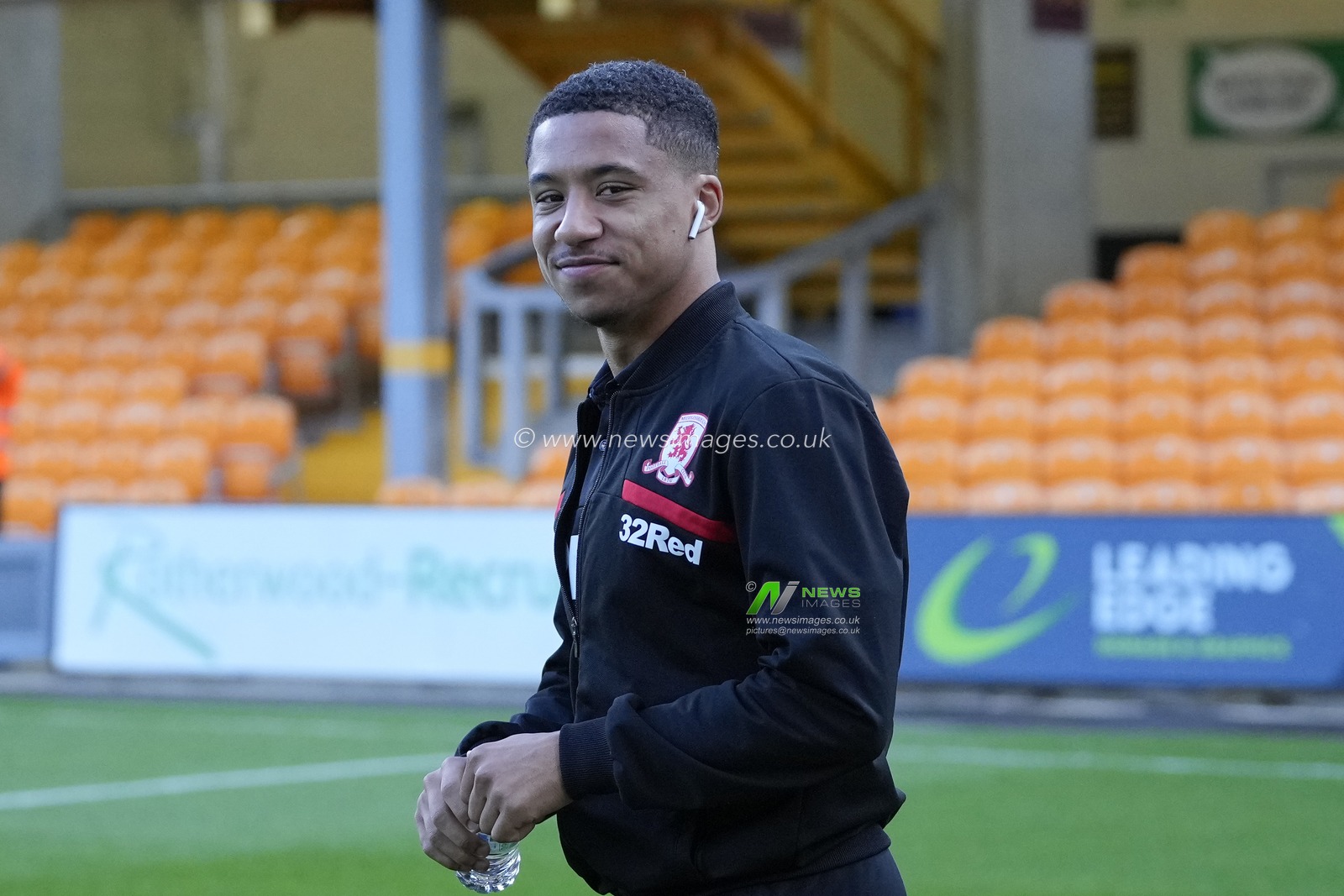 Samuel Silvera #18 of Middlesbrough inspects the pitch before the Carabao Cup match Bradford City vs Middlesbrough at University of Bradford Stadium, Bradford, United Kingdom, 26th September 2023

(Photo by Steve Flynn/News Images)