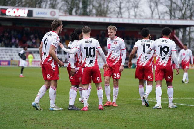 Sky Bet League 1 Stevenage v Exeter City