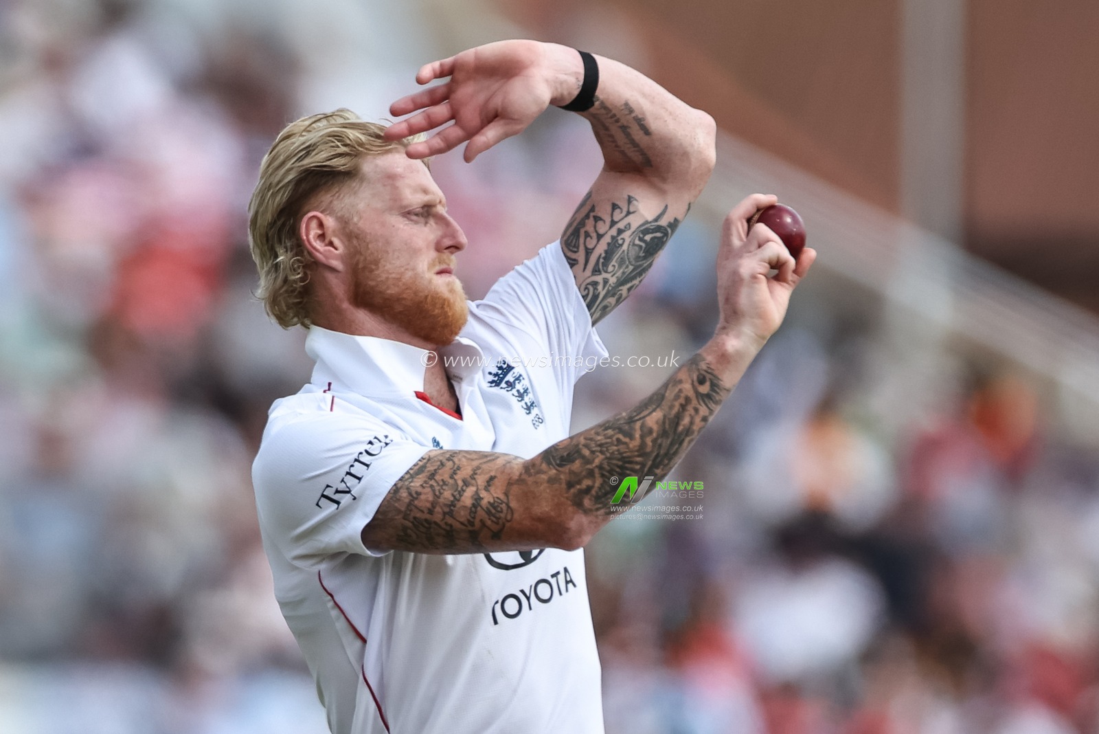 England captain Ben Stokes practices bowling during the Rothesay Test Match Day 2 England vs Zimbabwe at Trent Bridge, Nottingham, United Kingdom, 23rd May 2025

(Photo by Mark Cosgrove/News Images)