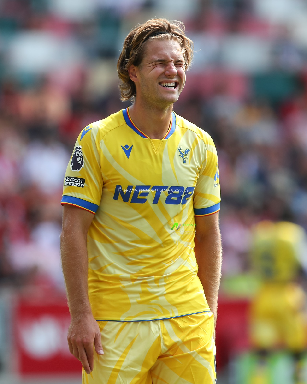 Joachim Andersen of Crystal Palace during the Premier League match Brentford vs Crystal Palace at The Gtech Community Stadium, London, United Kingdom, 18th August 2024

(Photo by Gareth Evans/News Images)