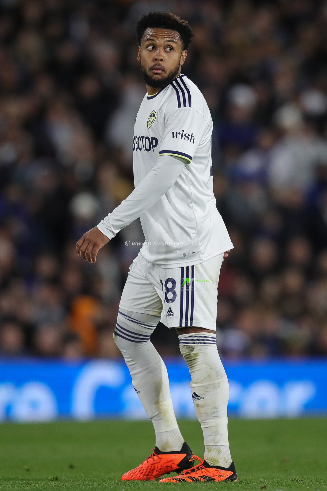 Weston McKennie #28 of Leeds United during the Premier League match Leeds United vs Leicester City at Elland Road, Leeds, United Kingdom, 25th April 2023

(Photo by James Heaton/News Images)