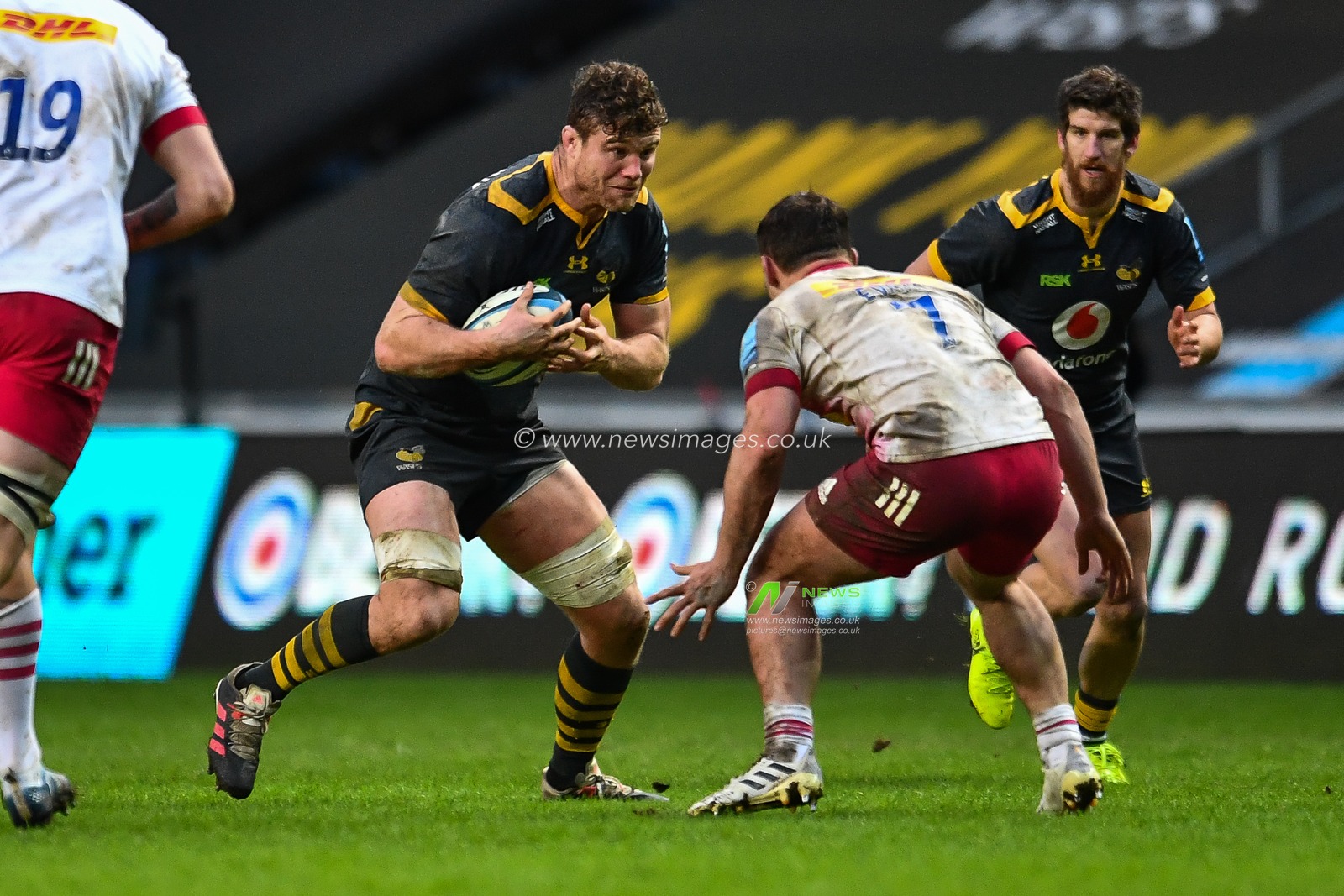 Will Rowlands of Wasps in action
