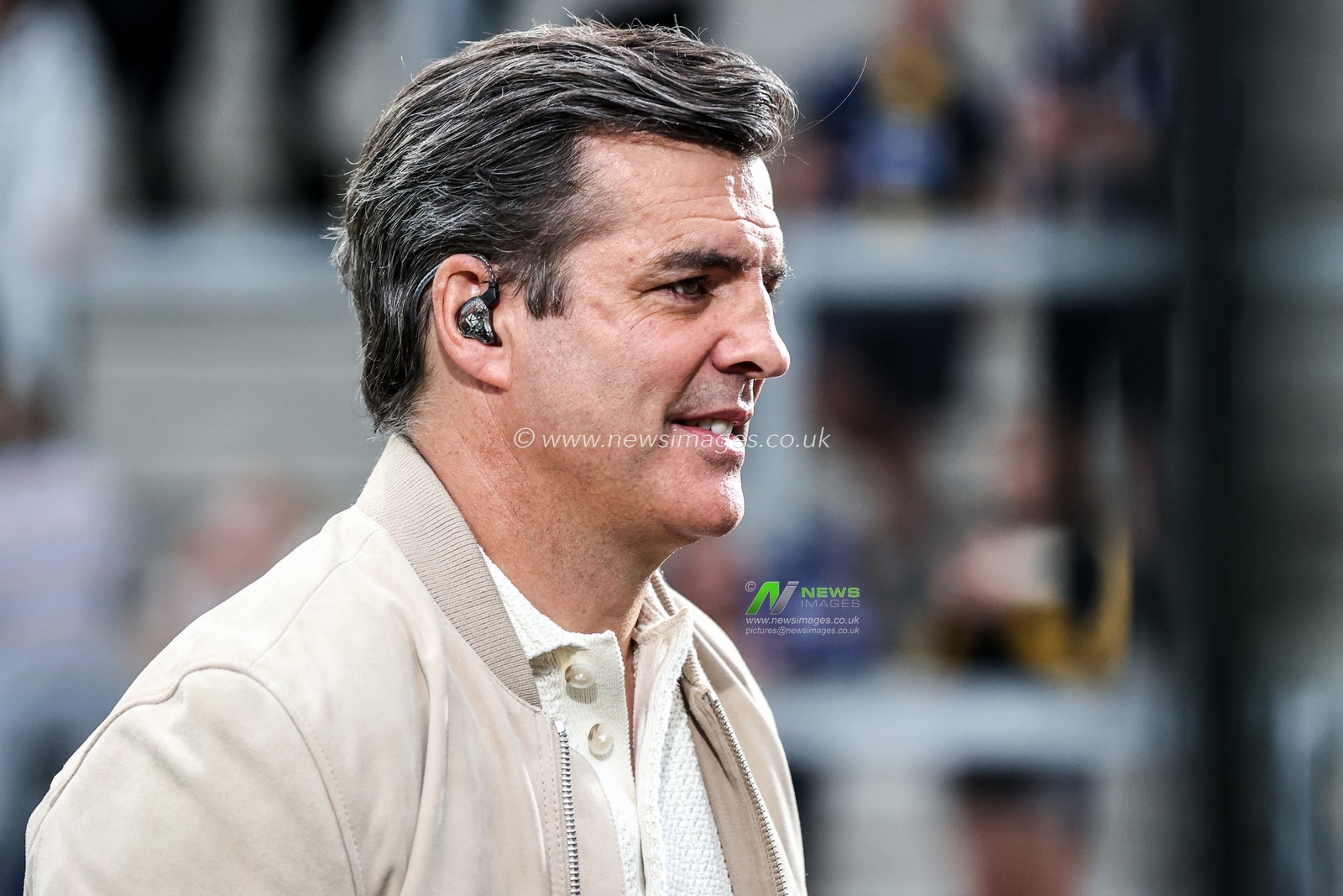 Sky Sports Rugby League presenter Brian Carney during the Betfred Super League round 10 match Leeds Rhinos vs Wakefield Trinity at AMT Headingley Stadium, Leeds, United Kingdom on 01 May 2026

(Photo by Alfie Cosgrove/News Images)