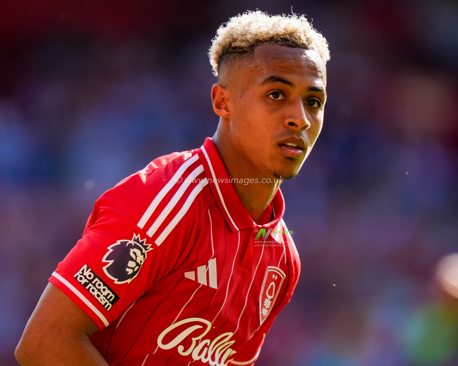 Omari Hutchinson of Nottingham Forest during the Premier League match Nottingham Forest vs Bournemouth at City Ground, Nottingham, United Kingdom on 24 May 2026

(Photo by Maynard Manyowa/News Images)