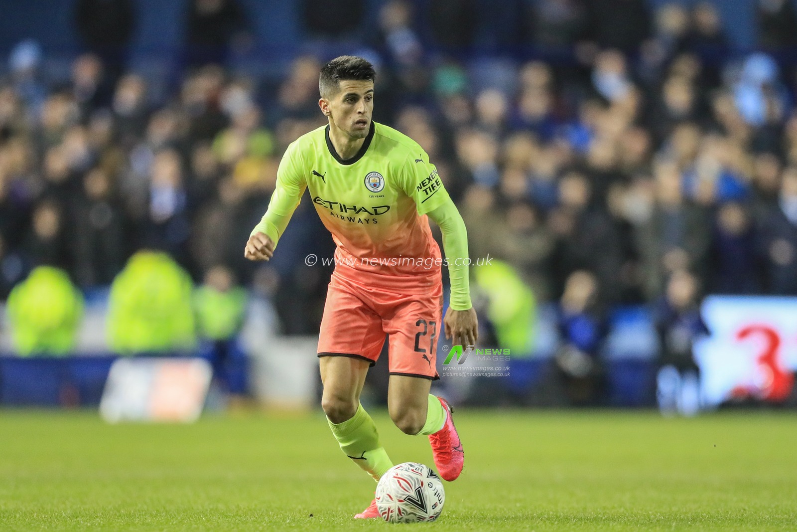 4th March 2020, Hillsborough, Sheffield, England; Emirates FA Cup FA Cup 5th Round, Sheffield Wednesday v Manchester City : Joao Cancelo (27) of Manchester City in action during the game