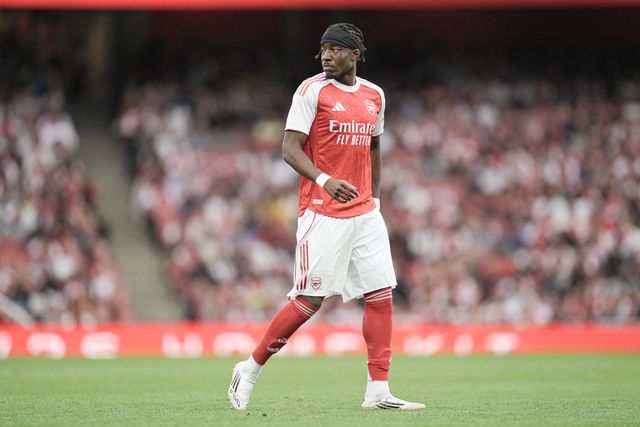Noni Madueke of Arsenal during the Pre-season friendly match Arsenal vs Villarreal at Emirates Stadium, London, United Kingdom, 6th August 2025

(Photo by Harvey Murphy/News Images)