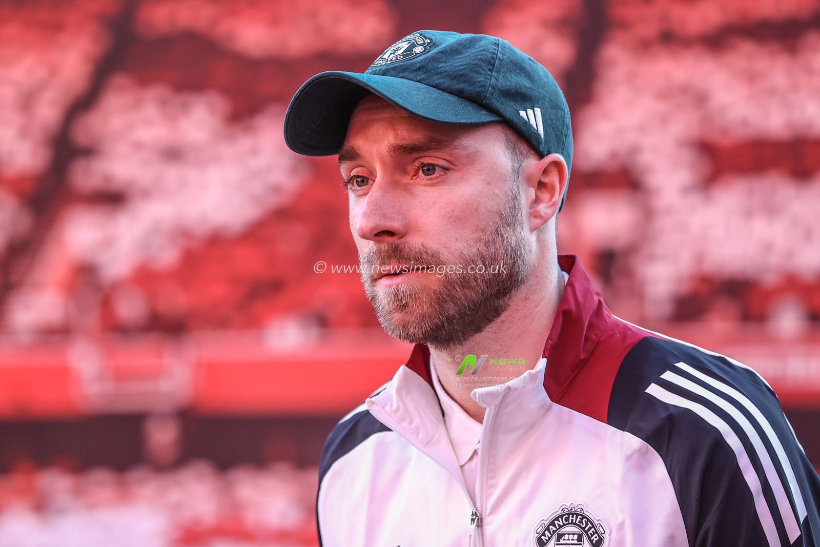 Christian Eriksen of Manchester United arrives during the Premier League match Nottingham Forest vs Manchester United at City Ground, Nottingham, United Kingdom, 1st April 2025

(Photo by Alfie Cosgrove/News Images)