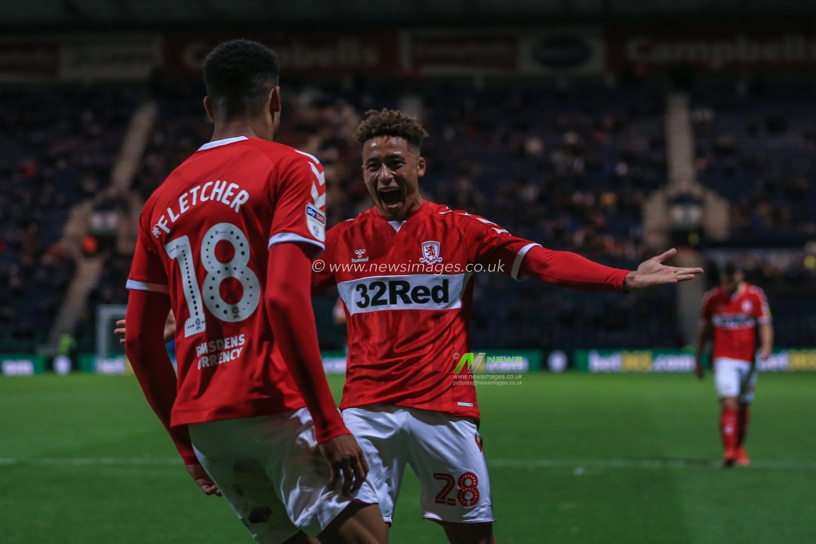 25th September 2018, Deepdale, Preston, England; Carabao EFL Cup, Third round, Preston North End vs Middlesbrough ;  

Credit: Mark Cosgrove/News Images

English Football League images are subject to DataCo Licence