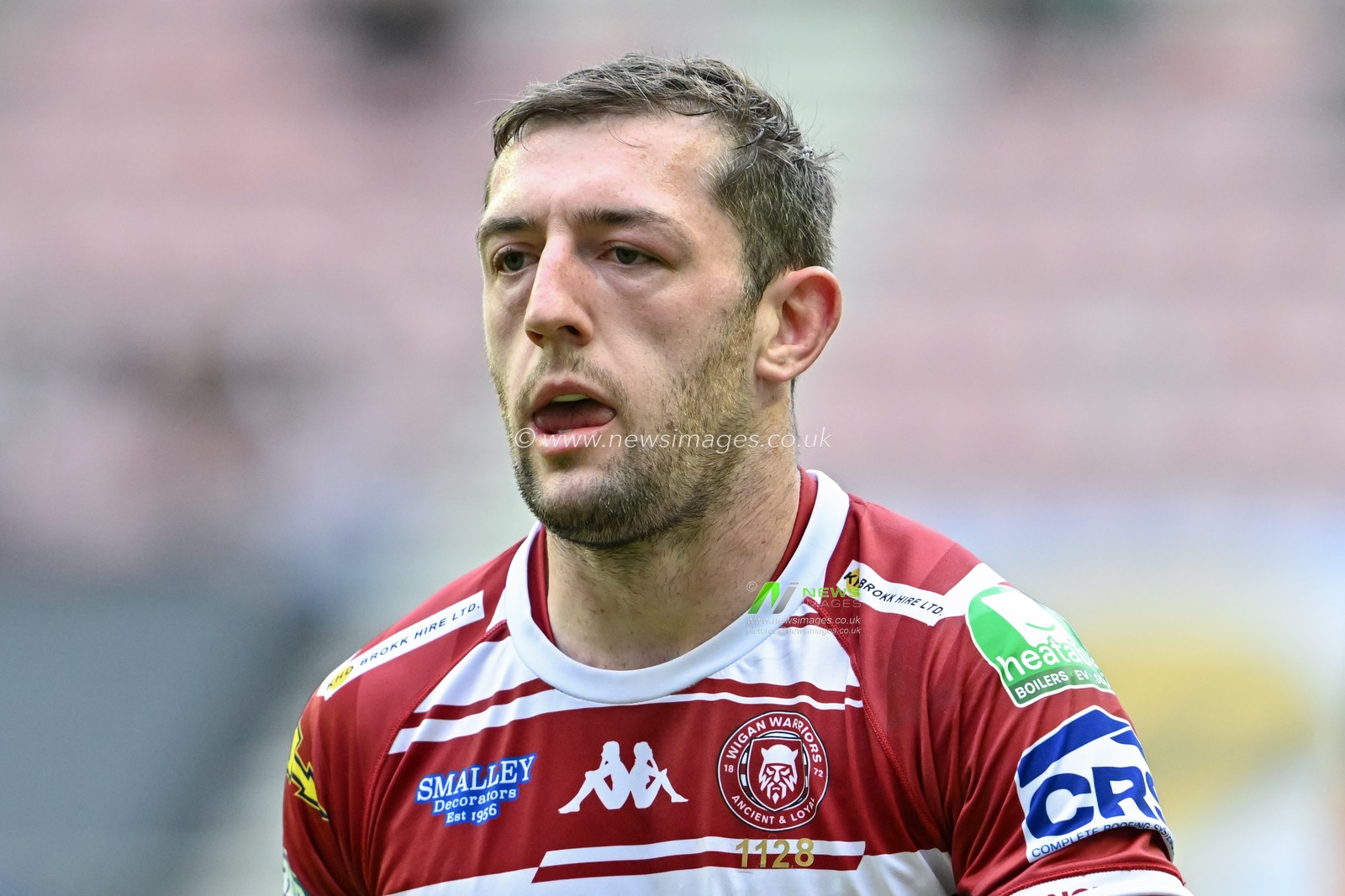 Jake Wardle of Wigan Warriors during the Betfred Super League Round 23 match Wigan Warriors vs Hull FC at DW Stadium, Wigan, United Kingdom, 25th August 2024

(Photo by Cody Froggatt/News Images)