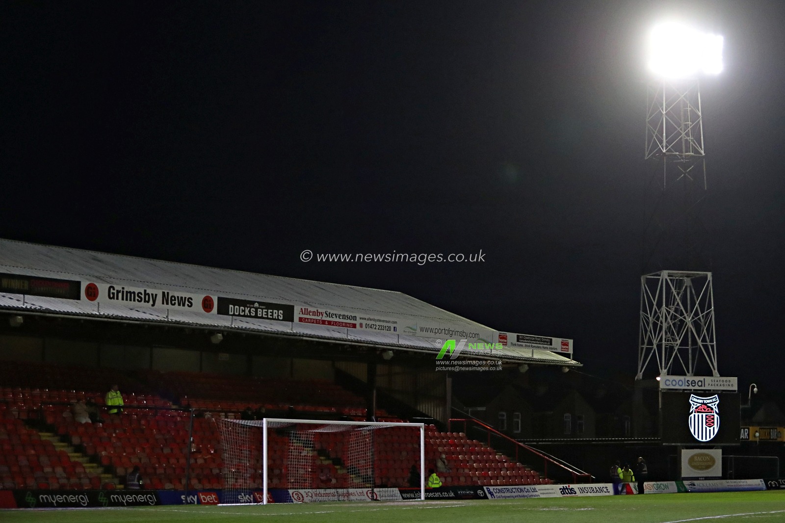 A general view of Blundell Park before the Sky Bet League 2 match Grimsby Town vs Notts County at Blundell Park, Cleethorpes, United Kingdom, 11th March 2025

(Photo by Sam Eaden/News Images)