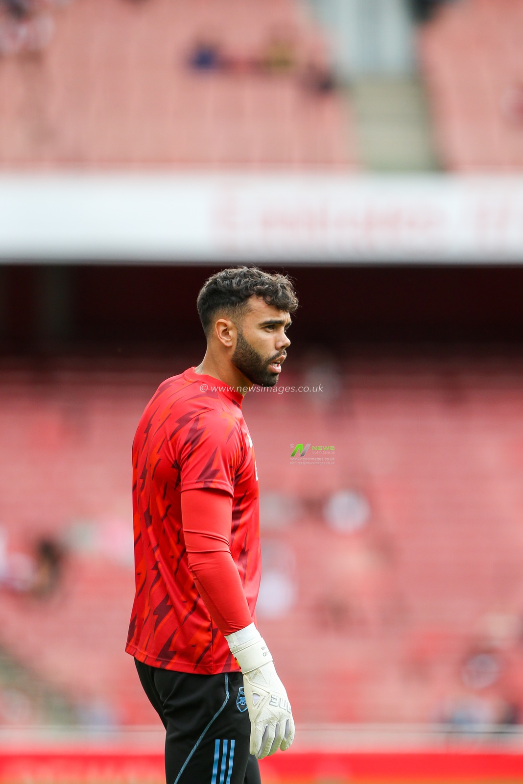 David Raya #22 of Arsenal warms up during the Premier League match Arsenal vs Fulham at Emirates Stadium, London, United Kingdom, 26th August 2023

(Photo by Arron Gent/News Images)