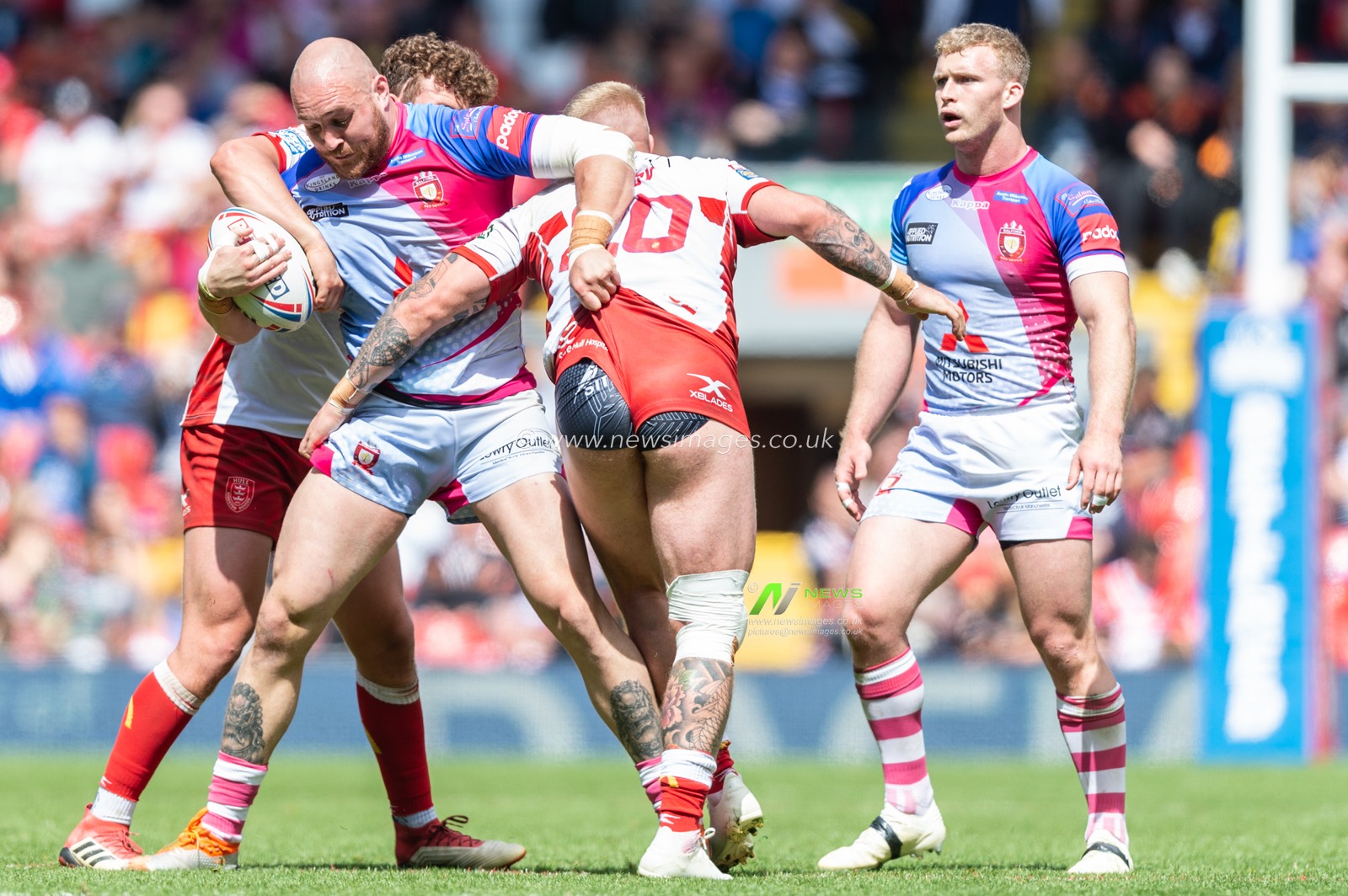 26th May 2019 , Anfield Stadium, Liverpool, England; Dacia Magic Weekend, Betfred Super League Round 16, Salford Red Devils vs Hull KR ; Gil Dudson of Salford Red Devils 

Credit: Richard Long/News Images